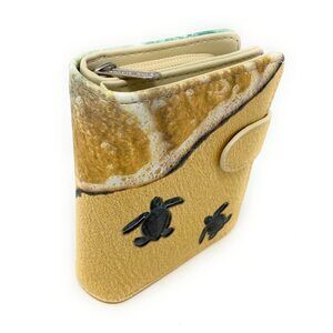 4747 Baby Turtles Small Wallet – Vegan Faux Leather Compact Purse